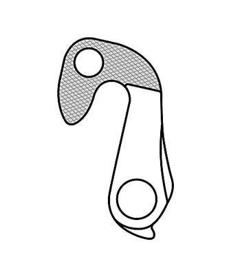 Union derailleurpad gh-139 met schroefset m8x0.75 - thumbnail