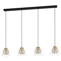 Stars of Light Eetkamer lamp goud met glasJazminia - 390038 - thumbnail