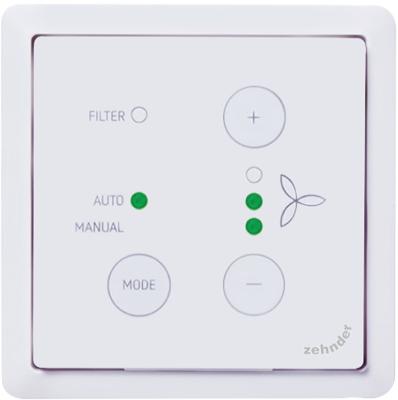 Zehnder Stork bedieningspaneel ComfoSwitch C67 (ComfoAir Q) Zehnder Stork bedieningspaneel ComfoSwitch C67 (ComfoAir Q)
