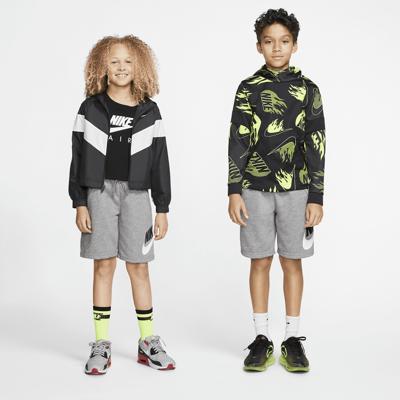 Nike sweatshort grijs melange/zwart/wit