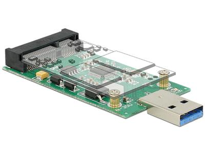 Delock 62681 Interface-converter [1x USB 3.0 - 1x mSATA] - thumbnail