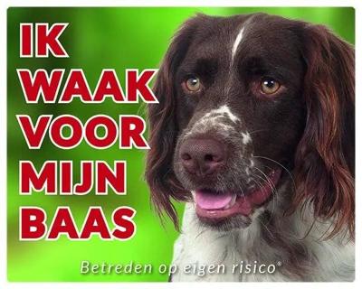 Heidewachtel Waakbord - Ik waak voor mijn baas Heidewachtel Waakbord - Ik waak voor mijn baas
