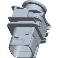 TE Connectivity 1-1703818-1 Female behuizing (board) HDSCS, MCP Totaal aantal polen: 4 Inhoud: 1 stuk(s) - thumbnail