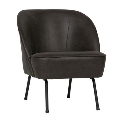 BePureHome Vogue fauteuil kunstleer zwart
