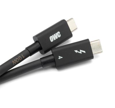 OWC 2,0M Thunderbolt 4 / USB-C kabel - Universele en volledige mogelijkheid voor alle Thunderbolt 3, Thunderbolt 4, USB-C en USB4 apparaten
