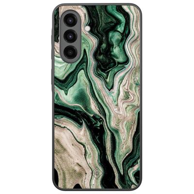 Samsung Galaxy A36 hoesje - Green waves