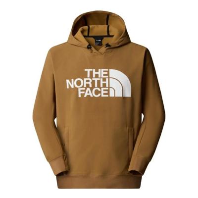 The North Face Tekno Logo Hoodie Trui Heren Utility Brown S