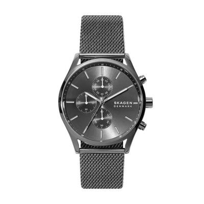 Horlogeband Skagen SKW6608 Mesh/Milanees Antracietgrijs 22mm Horlogeband Skagen SKW6608 Mesh/Milanees Antracietgrijs 22mm