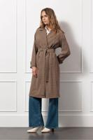 Studio Anneloes Laurien Check Trenchcoat 13093 Zomerjassen 1322 Caramel/latte - thumbnail