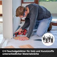Einhell 708170 XXL -CASE Aluminiumoxide, Chroom-vanadium staal, BiM, HCS, HM Multitool toebehorenset 40 mm 1 set(s) - thumbnail