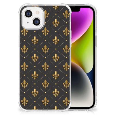 iPhone 14 Doorzichtige Silicone Hoesje Franse Lelie