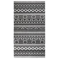 VidaXL Buitenkleed platgeweven 115x170 cm donkergrijs - thumbnail