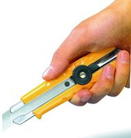 Olfa Cutter L-1 Green, 18 mm, geel - thumbnail
