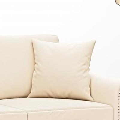 VidaXL Sierkussens 2 st 40x40 cm fluweel crèmekleurig VidaXL Sierkussens 2 st 40x40 cm fluweel crèmekleurig