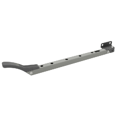 Dulimex Raamuitzetter verstelbaar 30 cm zilvergrijs / hamerslag donkergrijs