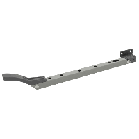 Dulimex Raamuitzetter verstelbaar 30 cm zilvergrijs / hamerslag donkergrijs - thumbnail