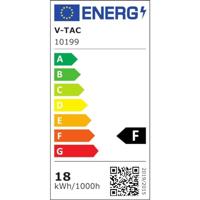 V-TAC VT-8096 LED Ronde Plafondlamp - Lampvoet - IP54 - 18W- 1820 Lumen - 4000K - thumbnail
