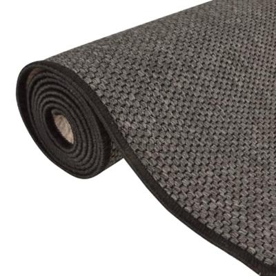 VidaXL Tapijtloper 50x200 cm sisal-look antracietkleurig
