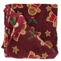 Unique Living plaid ralf 200 x 150 cm rood peperkoek - thumbnail