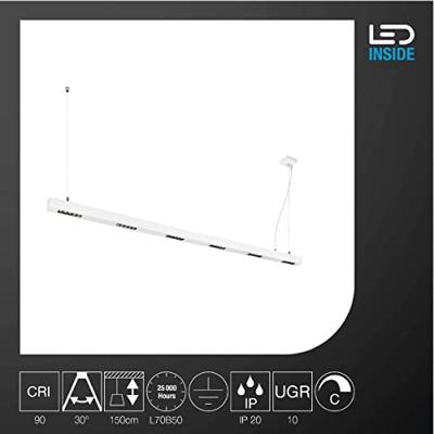 SLV Q-LINE® 1000935 Hanglamp LED 85 W Wit SLV Q-LINE® 1000935 Hanglamp LED 85 W Wit