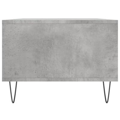 Salontafel 90x50x36,5 cm bewerkt hout betongrijs