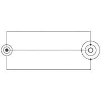 SpeaKa Professional SP-7869824 Jackplug Audio Adapter [1x Jackplug male 3,5 mm - 1x Jackplug female 6,3 mm] Zwart - thumbnail