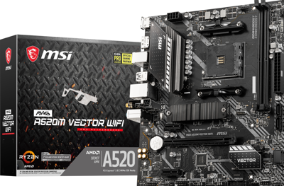 Moederbord MSI MAG A520M VECTOR WIFI AMD A520 AMD AM4