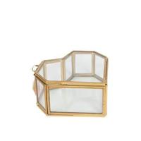Sissy-Boy Gouden glazen box hart groot - thumbnail