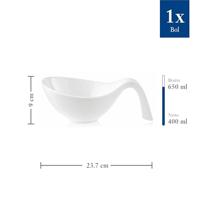 Villeroy & Boch Flow Schaal met handgreep 0,6 l - thumbnail