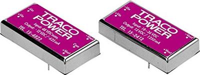 TracoPower TEL 15-2412 DC/DC-converter, print 24 V/DC 12 V/DC 1.25 A 15 W Aantal uitgangen: 1 x Inhoud 1 stuk(s) TracoPower TEL 15-2412 DC/DC-converter, print 24 V/DC 12 V/DC 1.25 A 15 W Aantal uitgangen: 1 x Inhoud 1 stuk(s)