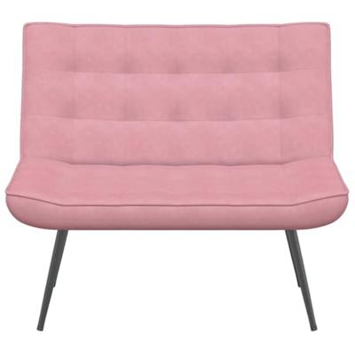 Bankje 110x74x84 cm fluweel roze Bankje 110x74x84 cm fluweel roze