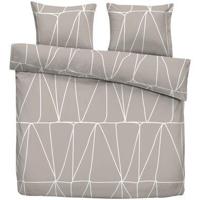 Dekbedovertrek Toronto - grijs - 200x220 cm - Leen Bakker - thumbnail