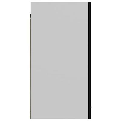 Hangkast 60x31x60 cm spaanplaat zwart