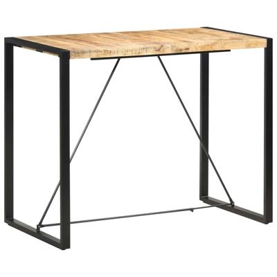 Bartafel 140x70x110 cm massief mangohout