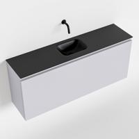 MONDIAZ OLAN 120cm toiletmeubel cale. LEX wastafel urban midden geen kraangat - thumbnail