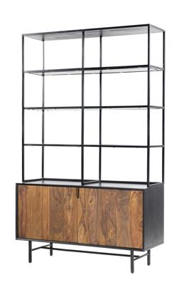 Tower Living Wandrek 'Taviano' Met 2 deuren, Sheesham- en mangohout, 180 x 110cm Tower Living Wandrek 'Taviano' Met 2 deuren, Sheesham- en mangohout, 180 x 110cm