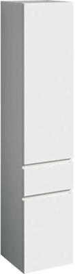 Geberit Renova Plan Hoge Kast 2 Deuren 1 La 39x36x180 cm Licht Glans Wit