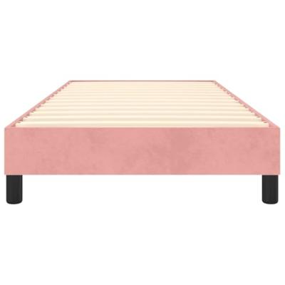 Boxspring bed fluweel roze 100x200 cm
