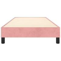 Bedframe fluweel roze 100x200 cm - thumbnail