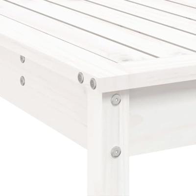9-delige Barset massief grenenhout wit