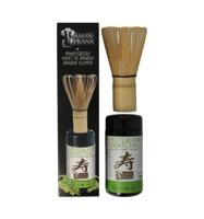 Amanprana Kotobuki matcha + bamboe klopper bio 40 Gram - thumbnail