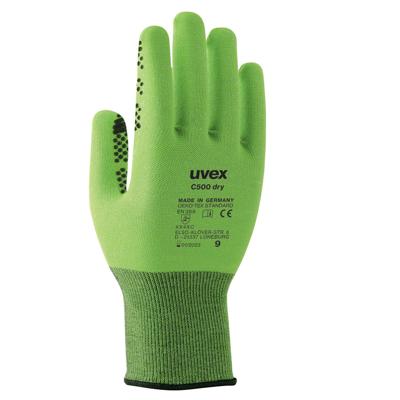 uvex C500 dry 6049909 Snijbeschermingshandschoen Maat (handschoen): 9 EN 388 1 paar