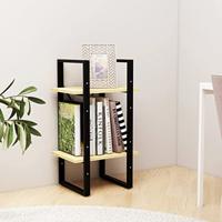 VidaXL Boekenkast met 2 schappen 40x30x70 cm massief grenenhout - thumbnail