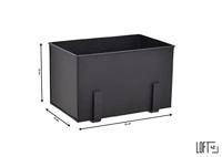 Urban Interiors Plantenbak 'Flora' 25 x 15cm, kleur Mat Zwart - thumbnail