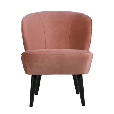 WOOOD Sara fauteuil fluweel Oudroze WOOOD Sara fauteuil fluweel Oudroze