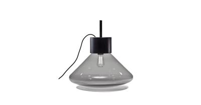 Brokis Muffin 3A Vloerlamp - Zwart - Rookgrijs