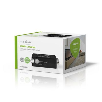Nedis VCON3456AT Composietvideo-naar-hdmi™-converter 1-wegs - 3x Rca (rwy) Hdmi™-uitgang