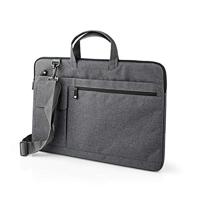 Laptoptas | Schouderriem | 8 Opbergvakken | 17 - 18 inch | Zwart - thumbnail