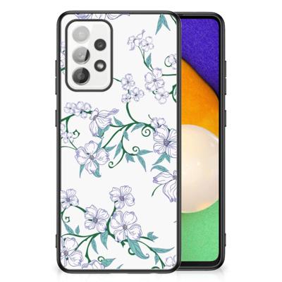 Samsung Galaxy A52 | A52s (5G/4G) Uniek Bloemen Hoesje Blossom White Samsung Galaxy A52 | A52s (5G/4G) Uniek Bloemen Hoesje Blossom White