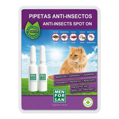 Insectenafweermiddel Menforsan 2 Stuks Pipetten Kat